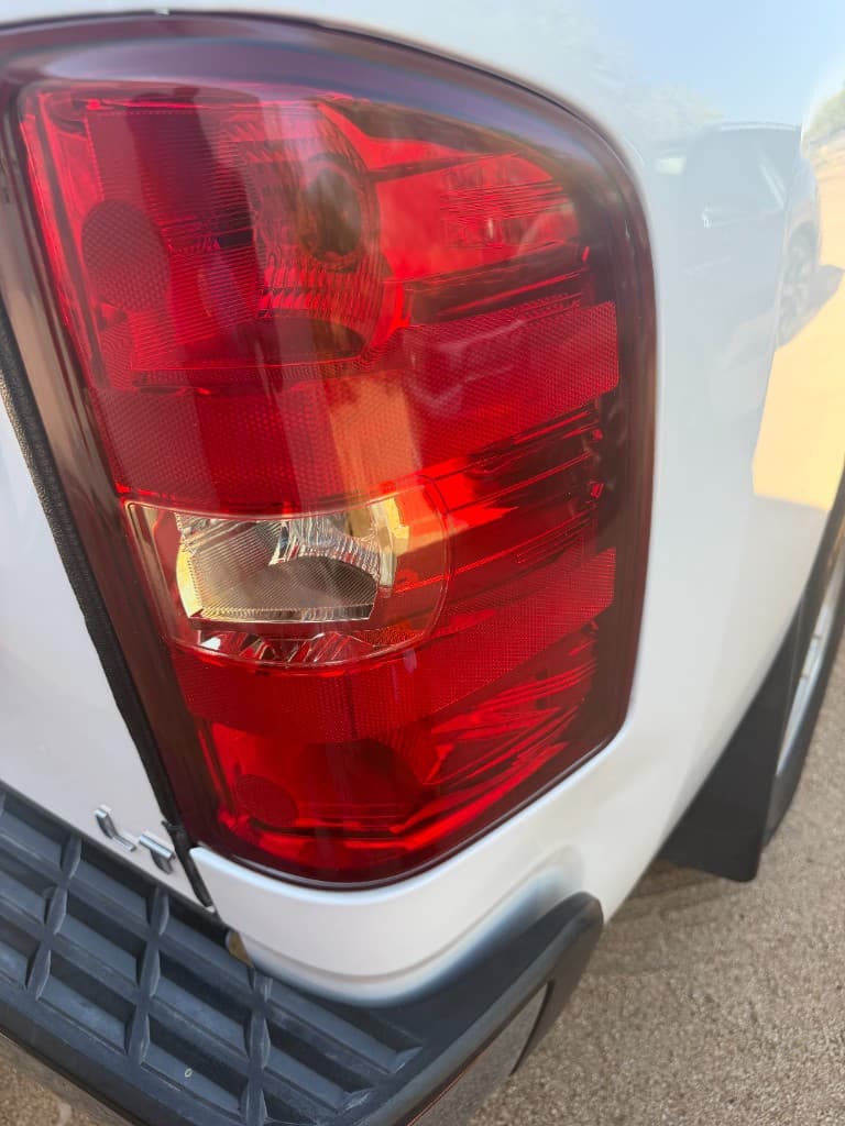 Truck taillight after restoration
