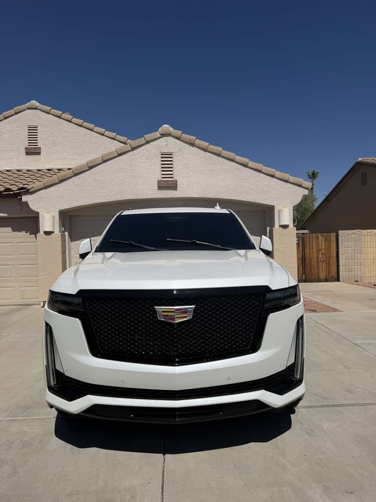 Cadillac Escalade three-quarter exterior finish