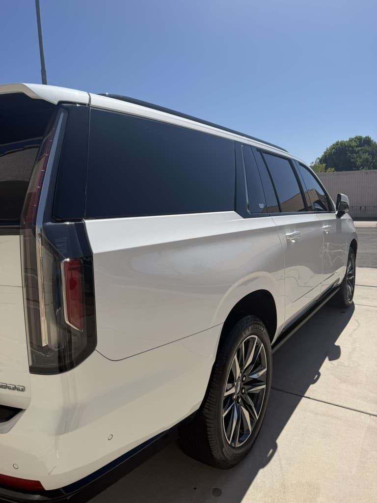 Cadillac Escalade front after mobile detail