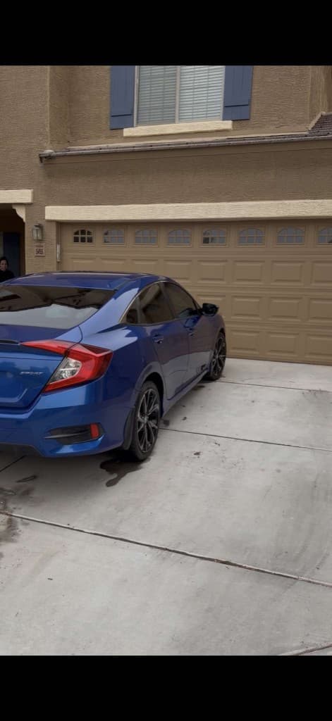 Honda Civic after mobile exterior detailing