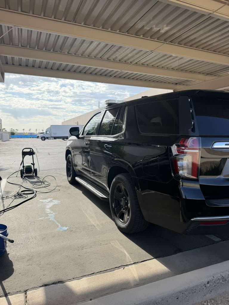 Chevrolet Tahoe (SETINA) after mobile exterior detailing