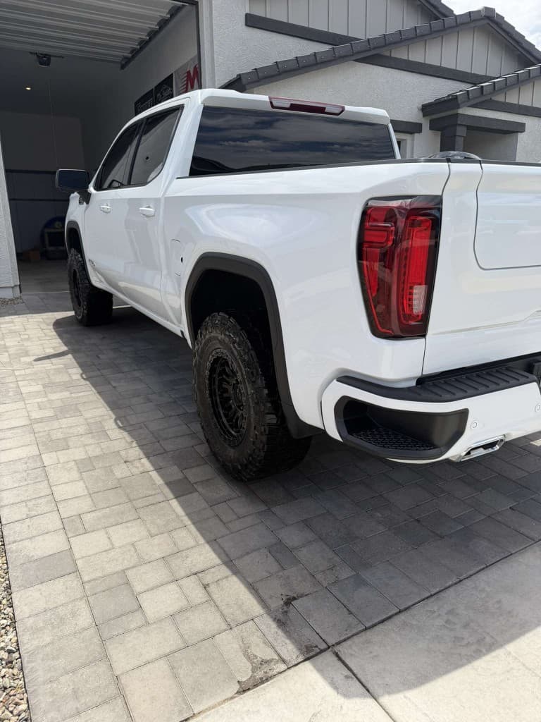 GMC Sierra AT4 after mobile exterior detailing