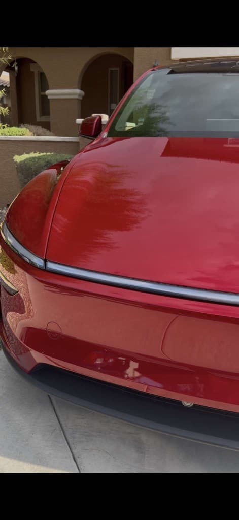 Tesla Model Y after mobile exterior detailing