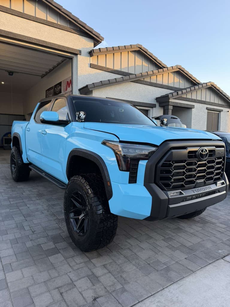 Toyota Tundra TRD after mobile exterior detailing