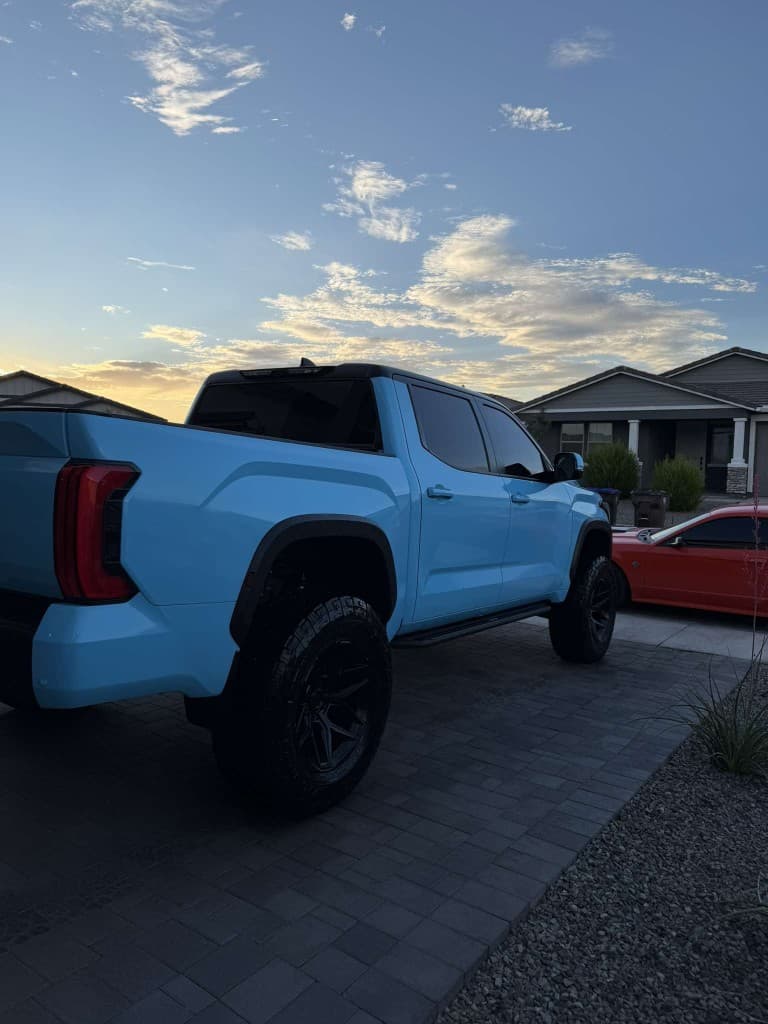 Toyota Tundra TRD after mobile exterior detailing
